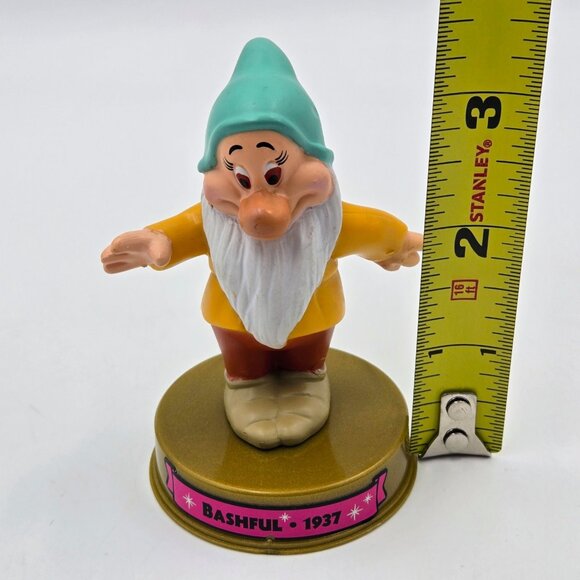 Bashful 2002 McDonald’s Walt Disney World 100 Years Of Magic 1937 Figurine Toy H - Picture 3 of 9